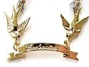 Disney Couture 14K Gold Plated Enchanted Cinderella Necklace