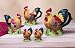 Rooster Tea Service: Rooster Tea Set with Teapot, Sugar, Creamer, Salt & Pepper Shakers - Aspen Country Store