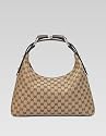 Brand New 100% Gucci Monogram 115867 Medium Hobo Handbag