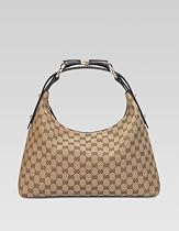 Brand New 100% Gucci Monogram 115867 Medium Hobo Handbag