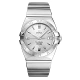 Omega Constellation Mens Silver Dial Stainless Steel Double Eagle Perpetual Calendar Watch 1511.30 by Omega