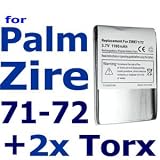 Battery for Palm Zire 72 - Super Extended Life