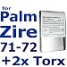 Battery for Palm Zire 71 - Super Extended Life