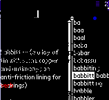 Monolingual English Dictionary Pro for Palm OS downloadable Software