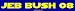 JEB BUSH 08 Large Bumper Sticker
