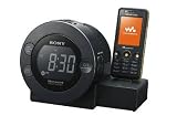 Sony ICFC 8 WM Uhrenradio (LC-Display, UKW-/MW-Tuner, Walkman und Sony Ericsson Handys-Dock)