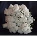 84 Silk Rose Flowers w/Raindrops - Wedding Flowers - Bridal/Floral - White