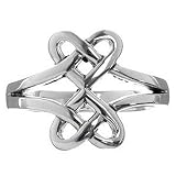 Sterling Silver Celtic Heart Ring
