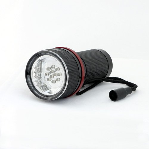 100 Meter Dive Light Scuba Waterproof Flashlight 14 18k MCD LED ABS Body, 7208