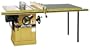 Powermatic 1660791K Model 66 10-Inch Left Tilt 5-Horsepower Cabinet Saw with 50-Inch Accu-Fence, 2 Cast Iron Extension Wings, Table Board, and Legs, 230-Volt 1-Phase
