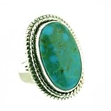 Turquoise Mountain Ring By Les Baker