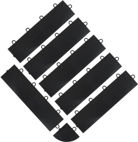 Gladiator GarageWorks GAFA06MEPB 6-Pack and 1 Corner Black Edge Trim, Male