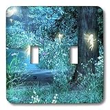 Renderly Yours Fairies - Fairy Night Magic - Light Switch Covers - double toggle switch