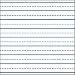 Raised Line Writing Paper-Landscape twin pack