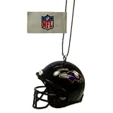 Baltimore Ravens NFL Mini Helmet Ornaments 4 Pack