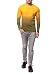 Gritstones Yellow Full Sleeve V Neck T Shirt GSFSOMBVNCKYELL RS.431.00
