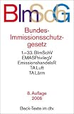 Bundes-Immissionsschutzgesetz (BImSchG): EMAS-Privilegierungsverordnung. Mit Durchführungsverordnungen, TA Luft und TA Lärm