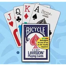 Bicycle EZ See LoVision Playing Cards