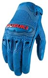 Icon Twenty-Niner Suzuki Glove - Blue -Officially Licensed Suzuki Product - Small - 3301-1145
