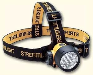 Septor Headlight Yellow Septor w/Elastic&Rubbr Str