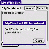 MyWishList (English Version) downloadable Software