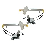 97-05 Century Regal Intrigue Rear Power Window Regulators with Motors Pair Set by Aftermarket