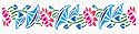 India Stencil Pedestal Auto Glass Sticker
