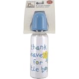 9 oz. Printed Bottle (Silicone Nipple), Blue by Luvable Friends
