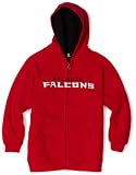 NFL Boys' Atlanta Falcons Sportsman Zip Ft Fleece Hoodie - R18C4Q15 (Crimson, Medium)