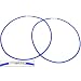 Rubber Cord Necklaces Blue 16" 2Pcs