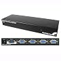 4 Port 250 Mhz VGA Video Splitter Distribution Amplifier