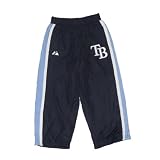 MLB Tampa Bay Rays Baby / Infant Comfortable Fit Mesh Lined Track Pants with Embroidered Logo - Blue (Size: 3T)