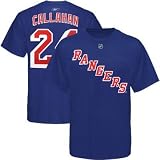 Ryan Callahan New York Rangers Navy Jersey Name and Number T-Shirt Medium