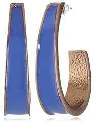 Adia Kibur Blue Enamel Earrings