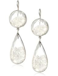 Moritz Glik "Kaleidoscope" 18K White Gold and Floating Diamond Earrings
