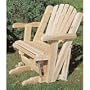 Rustic Natural Cedar Furniture Company� Cedar Chair Glider