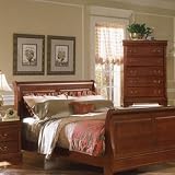 Vaughan Bassett Louis 5 Piece Sleigh Bedroom Set 41RBmN3nO L. SL160 Vaughan Bassett Louis 5 Piece Sleigh Bedroom Set