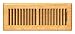 Tools & Hardware : 4X12 PLASTIC MAPLE LOUVERED FLOOR REGISTER
