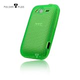 Produkt-Bild: PULSARplus TPU H&uuml;lle Case f&uuml;r HTC Wildfire S Silikon Tasche in gr&uuml;n