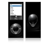 Carbon Fiber Alien Design Skin Decal Sticker for Apple iPod Nano 4G (4th Gen) MP3 Player
