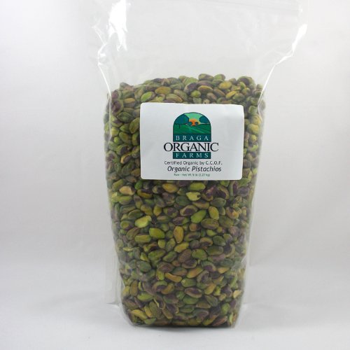 Braga Organic Farms Organic Pistachio Kernels 5 lb bag