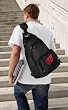 University of Wisconsin Sling Backpack UW Badgers One Strap Backpacks for Travel or School Bags - BEST QUALITY Unique Gifts For Boys, Girls, Adults, College Students, Men or Ladies