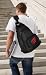 University of Wisconsin Sling Backpack UW Badgers One Strap Backpacks for Travel or School Bags - BEST QUALITY Unique Gifts For Boys, Girls, Adults, College Students, Men or Ladies
