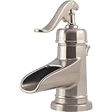 Price Pfister F-M42-YPKK Ashfield Single Control 4-Inch Centerset Lavatory Faucet, Brushed Nickel