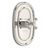 American Standard T420.732.295 Portsmouth Central Thermostat Trim Kit with Cross Handle, Satin Nickel