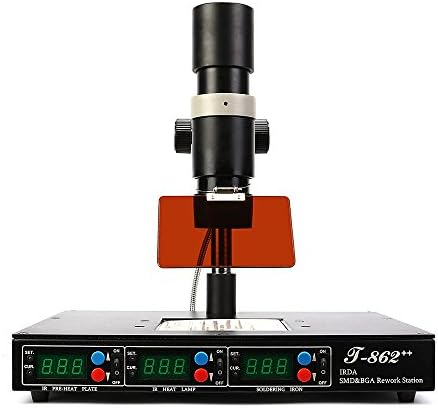 StarsPlus T862++ Rework Station Infrared Soldering Good Prestige Welder Machine Focus Lenses Included
