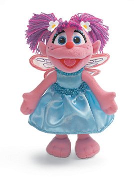 41RByWisOpL 9 Inch Abby Cadabby Bendable Poseable Plush Sesame Street Stuffed Doll by Gund