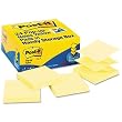 3M/COMMERCIAL TAPE DIV. Pop-Up Note Refills, 3 x 3, Canary Yellow, 24 100-Sheet Pads per Pack
