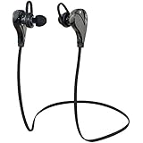 Silicon Devices Wireless Earbuds - Sports Bluetooth Headphones Black Edition - Workout Earphones for Running - Premium Carrying Case