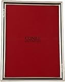 IMAGE OF Cunill Silver Alexander  Frame In .925 Sterling Silver, with Wood-Look Back and Easel For 8-Inch by 10-Inch Photograph